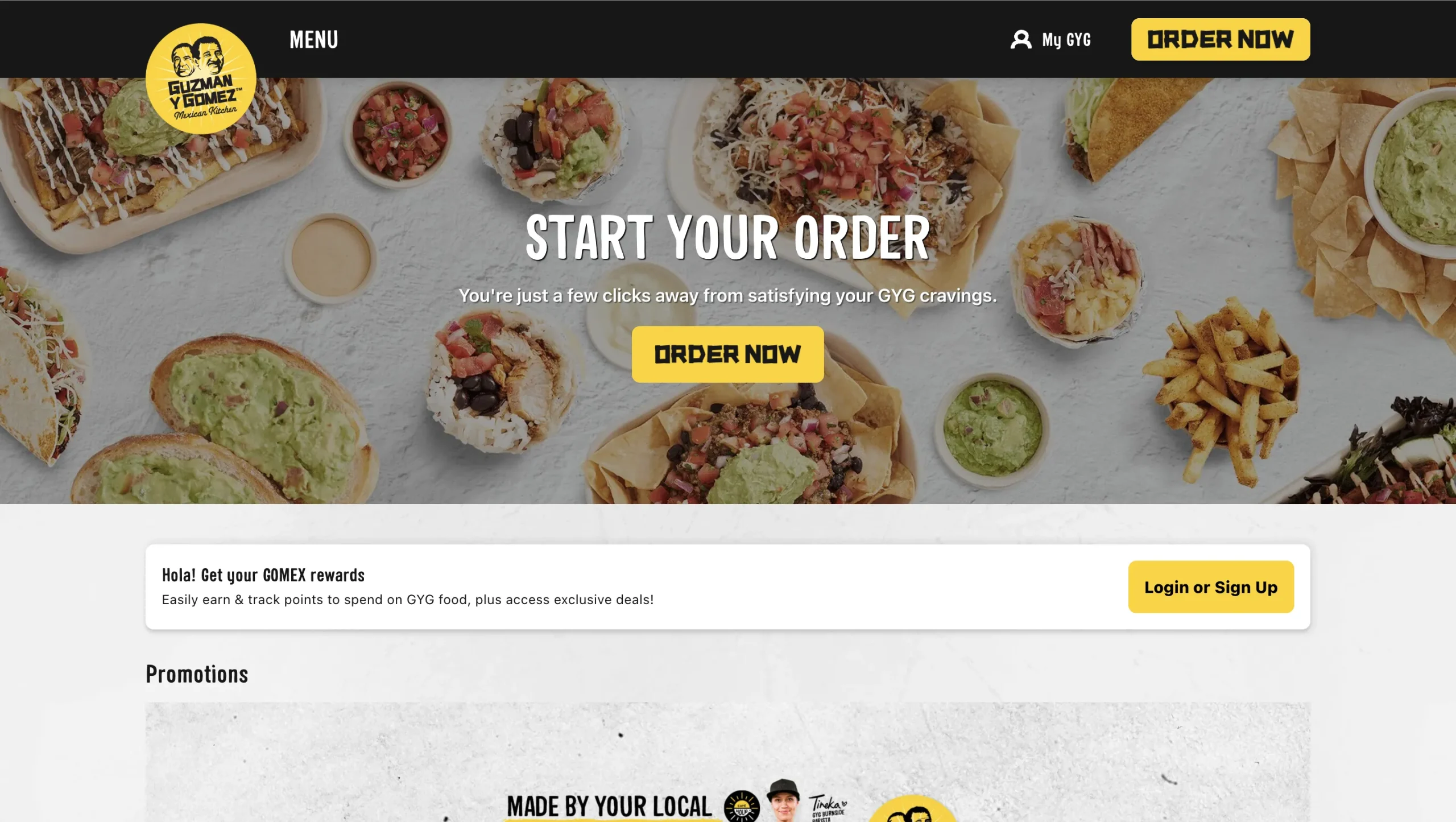 Online ordering